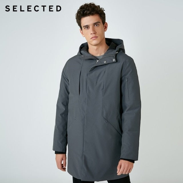SELECCIONADO Chaqueta de plumón de invierno Abrigo de hombre Ropa de plumón de pato para hombre S | 418412501