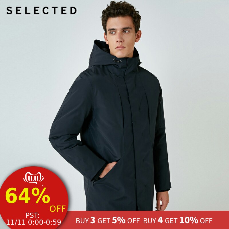 SELECCIONADO Chaqueta de plumón de invierno Abrigo de hombre Ropa de plumón de pato para hombre S | 418412501