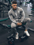 2019 Traje deportivo Hombres Chaqueta de culturismo Pantalones Trajes deportivos Medias de baloncesto Ropa Gimnasio Fitness Running Set Hombres Chándales 3XL